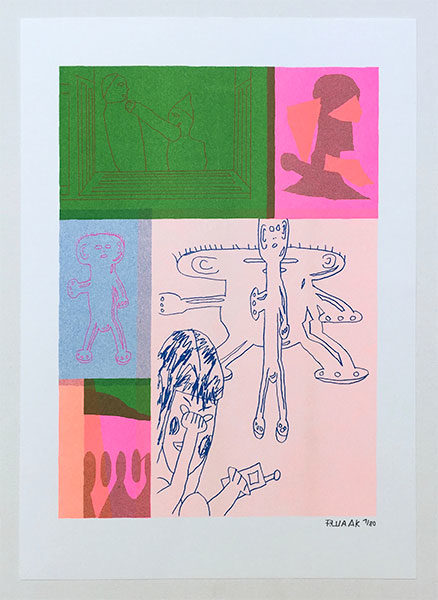 sold out “Relationship” Riso Poster